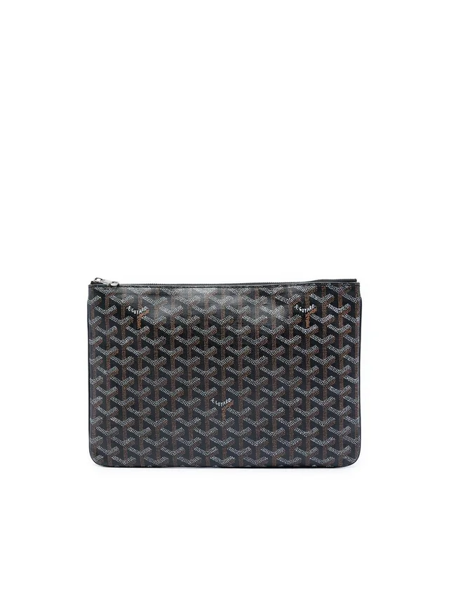 Goyard Ine Senat Mm Pre-Loved Clutch #346667g10b in black Coated canvas from Poshmark