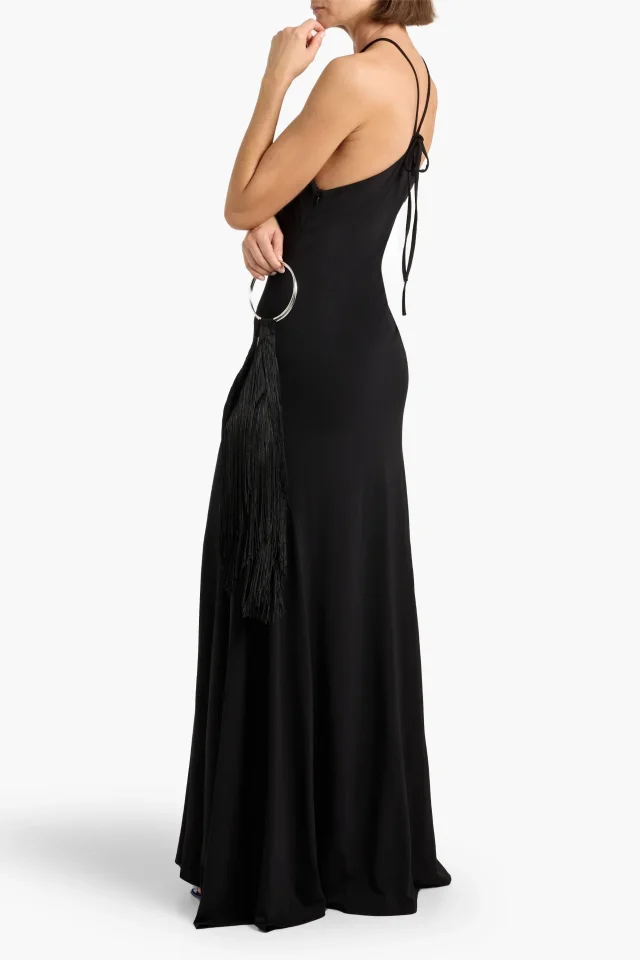 Tove Mika embellished jersey maxi dress in Black, photo 3 of 4 from THE OUTNET