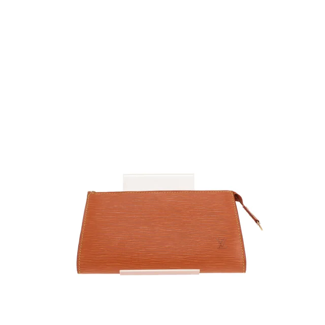 Louis Vuitton handbag Brown Épi leather accessories pouch in Brown Leather from Collector Square, photo 2 of 3