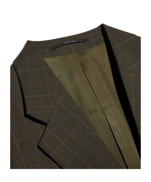 Gucci Prince of Wales wool jacket, photo 2 of 2 from SENSER