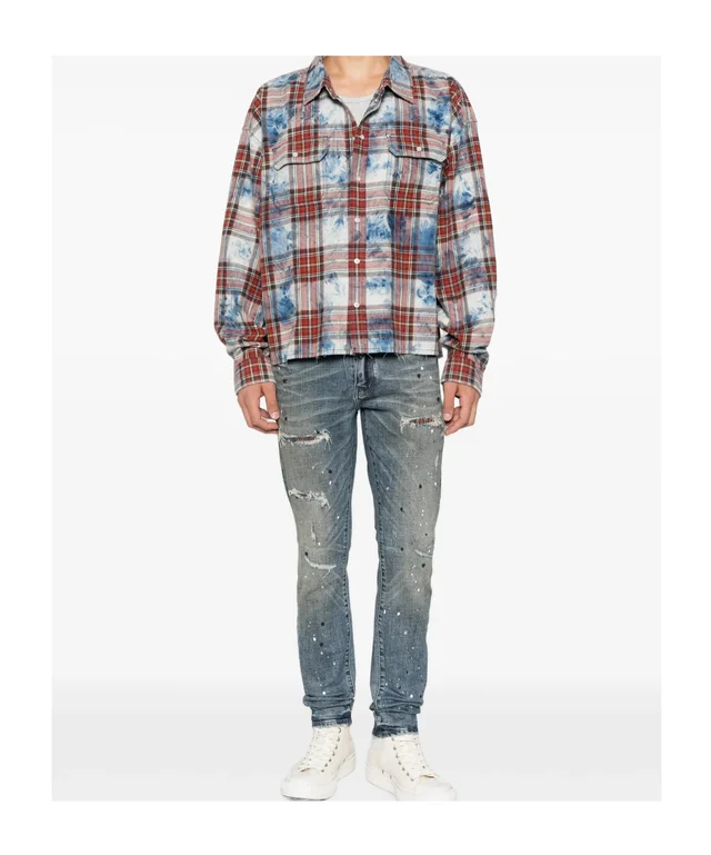 PURPLE BRAND Check Print Shirt, photo 4 of 7 from SENSER