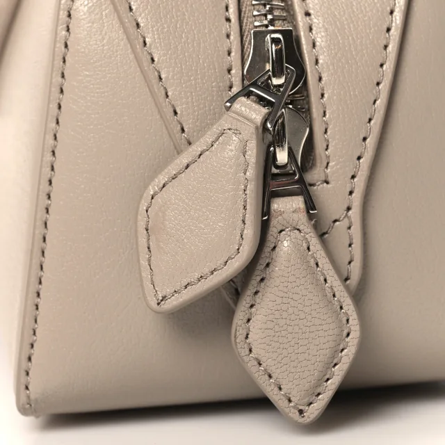 Alaïa Shiny Goatskin Medium Le Teckel Bag Grege in Goatskin from FASHIONPHILE, photo 12 of 12