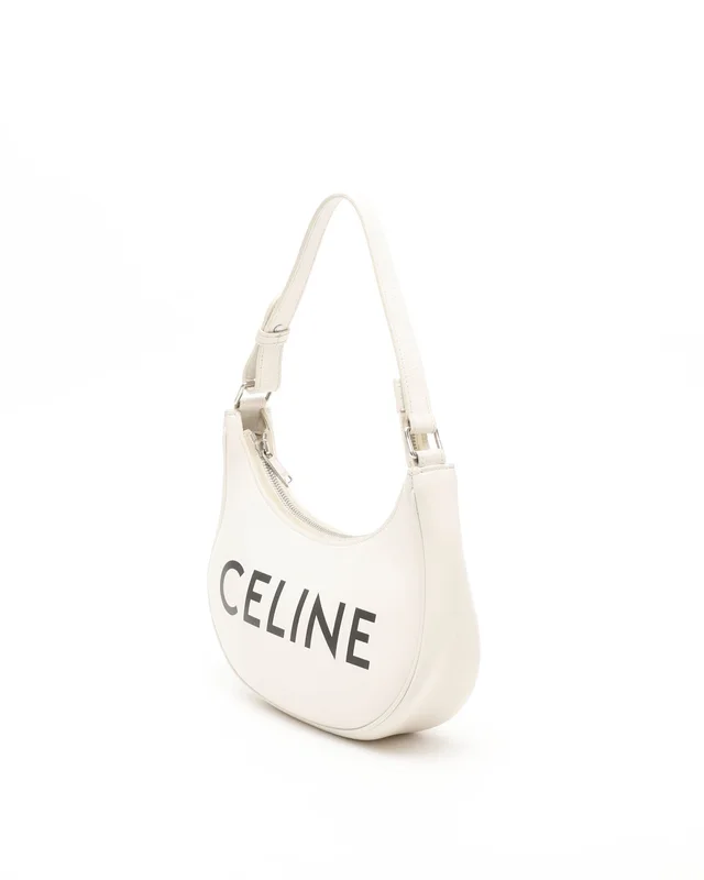 Celine Logo Ava Bag in Leather from A Retro Tale, photo 2 of 8