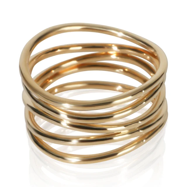 Tiffany & Co. Yellow Gold Elsa Peretti Wave Ring 18k in Yellow from HEWI, photo 2 of 2