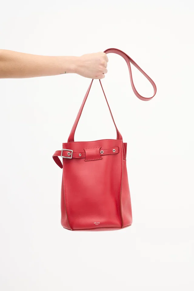 Celine 2017 Leather Big Bucket Bag in Leather from VSP Consignment