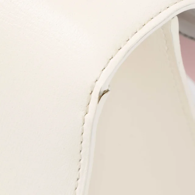 Delvaux Ivory/Antique Silver Box Calf Brillant Mini Mirage in White Box leather from Labellov, photo 6 of 7
