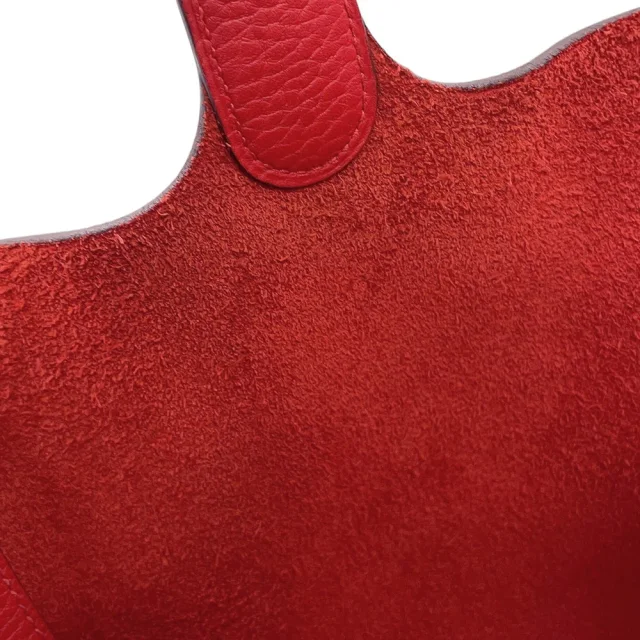 Hermès Picotin Lock Rouge Casaque Taurillon Clemence Size MM in Red Clemence leather from GALLERY RARE, photo 11 of 16
