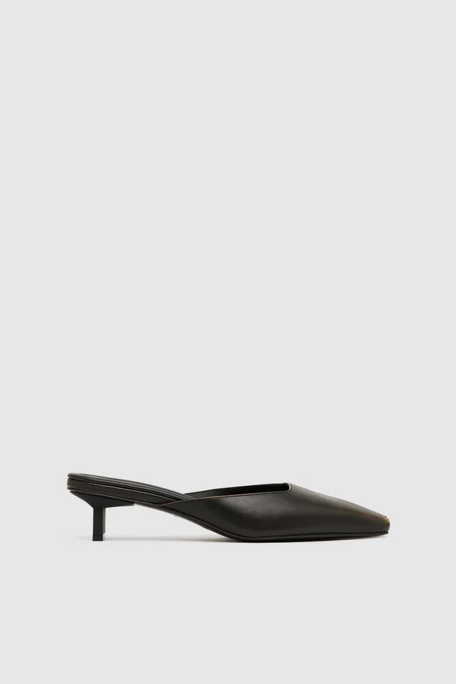 St Agni Brushed Miro Heel - Black from St. Agni, photo 1 of 1