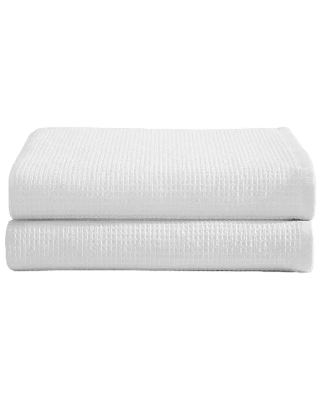 Calvin Klein Eternity Cotton Waffle Bath Towel Set, image 1 of 1 from Rue La La