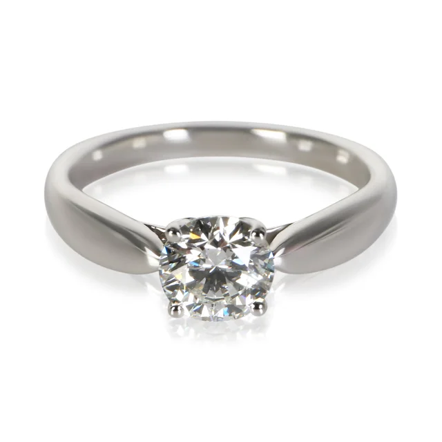 Tiffany & Co. 0.7 ct Round Brilliant Diamond Harmony Solitaire Engagement Ring from myGemma