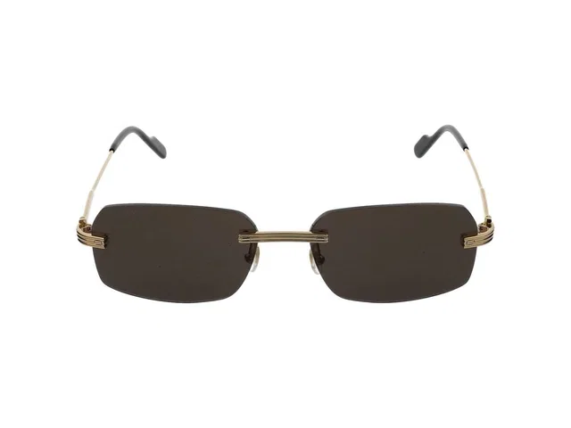 Cartier Ct0271s Gold Metal Sunglasses in Gold from HEWI