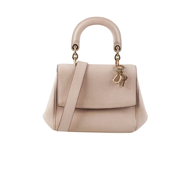 Mini Be Dior Pink Leather Top Handle Bag in Pink Leather from The Purse Affair