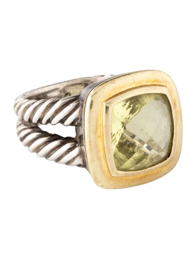 David Yurman Prasiolite Albion Cocktail Ring in multicolor from The RealReal