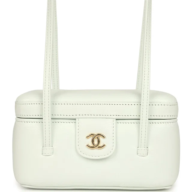 Chanel Preppy Coco Long Vanity in Blue Caviar leather from Madison Avenue Couture