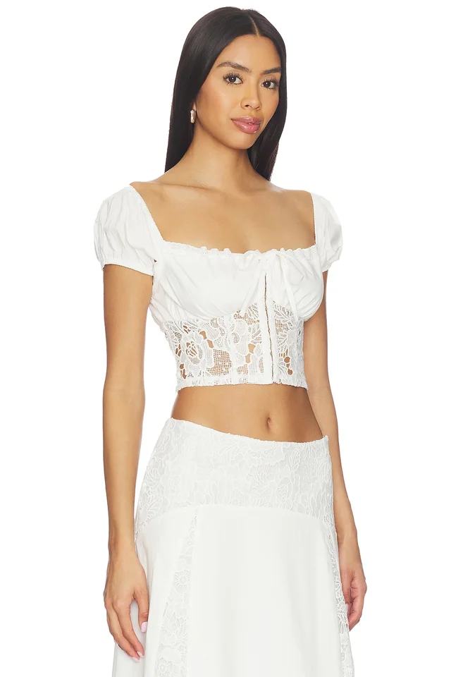 MORE TO COME Loriela Top in White, photo 2 of 4 from REVOLVE (Canada)