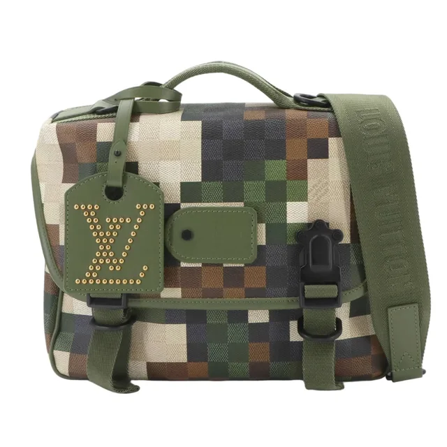 Damoflage LV Trail Messenger 2-Way Shoulder Hand Bag in Canvas from The Reluxe
