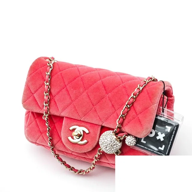 Chanel Shoulder Bag Cotton from The Reluxe