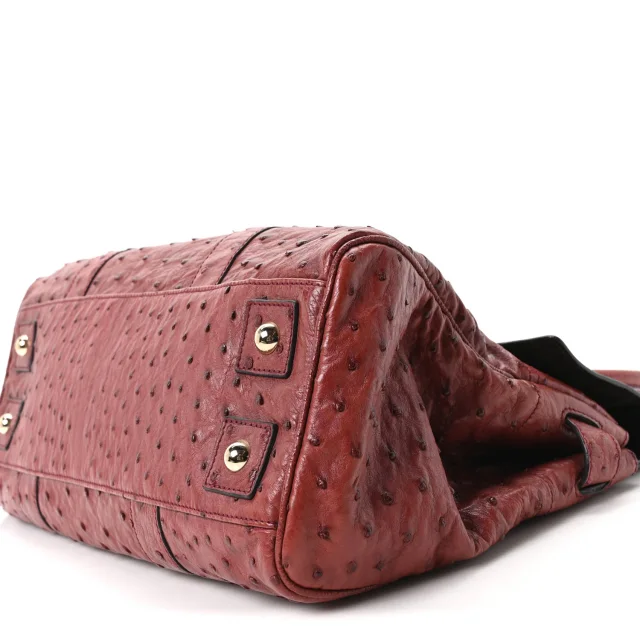 Mulberry Bayswater Black Forest in Black Ostrich from FASHIONPHILE, photo 9 of 9