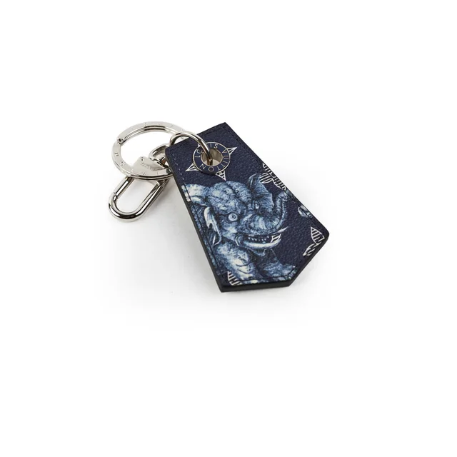 Louis Vuitton Men Mono Savanne Enchappe Key Holder in Leather from The Purse Affair