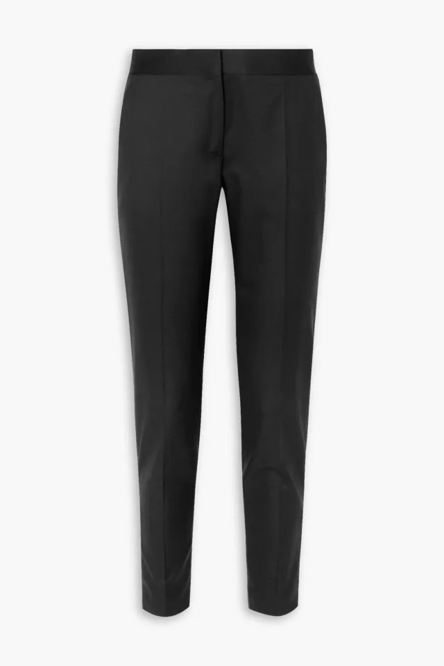 Stella McCartney Vivian Wool-Twill Tapered Pants in Black, photo 5 of 8 from THE OUTNET