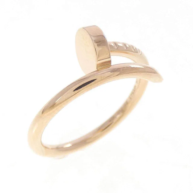 Cartier Juste Un Clou Small 750 Pink Gold Ring Size 6 in Pink from LuxUness