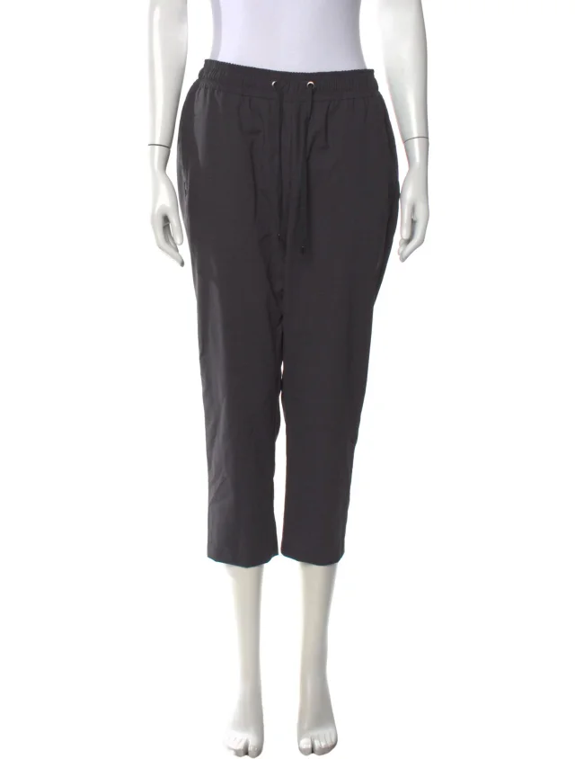 Brunello Cucinelli Virgin Wool Wide Leg Pants in gray Wool from The RealReal