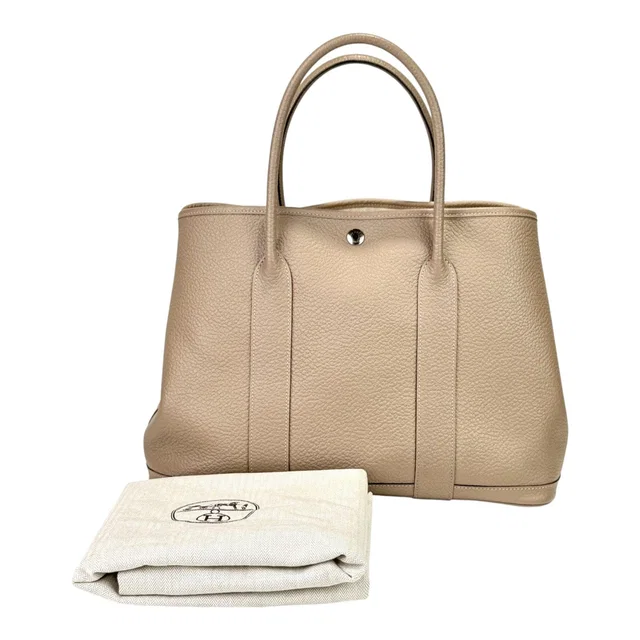 Hermès Garden Party 36cm Bag Negonda Etoupe in Taupe from Luxury Promise