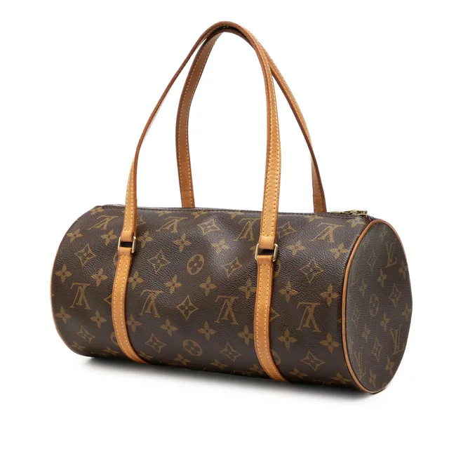 Brown Louis Vuitton Monogram Papillon 30 Handbag in Brown Coated canvas from Designer Revival, photo 2 of 2