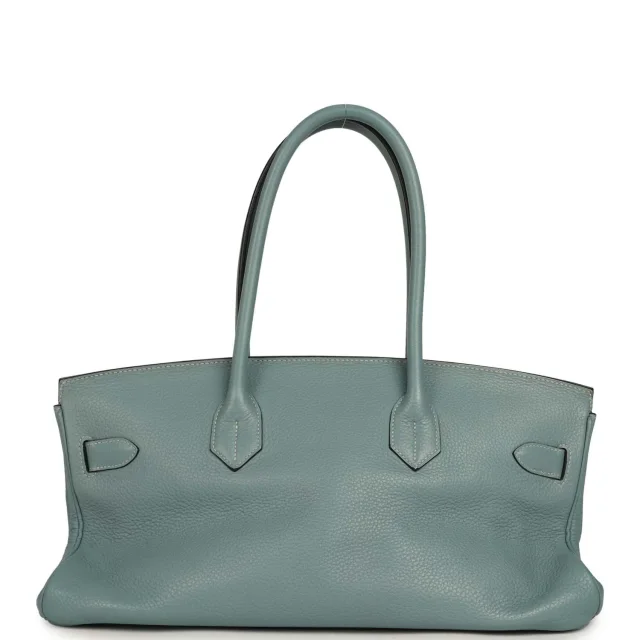 Hermès Vintage Shoulder Birkin 42 JPG Ciel Clemence Palladium Hardware in Clemence leather from Madison Avenue Couture, photo 4 of 9