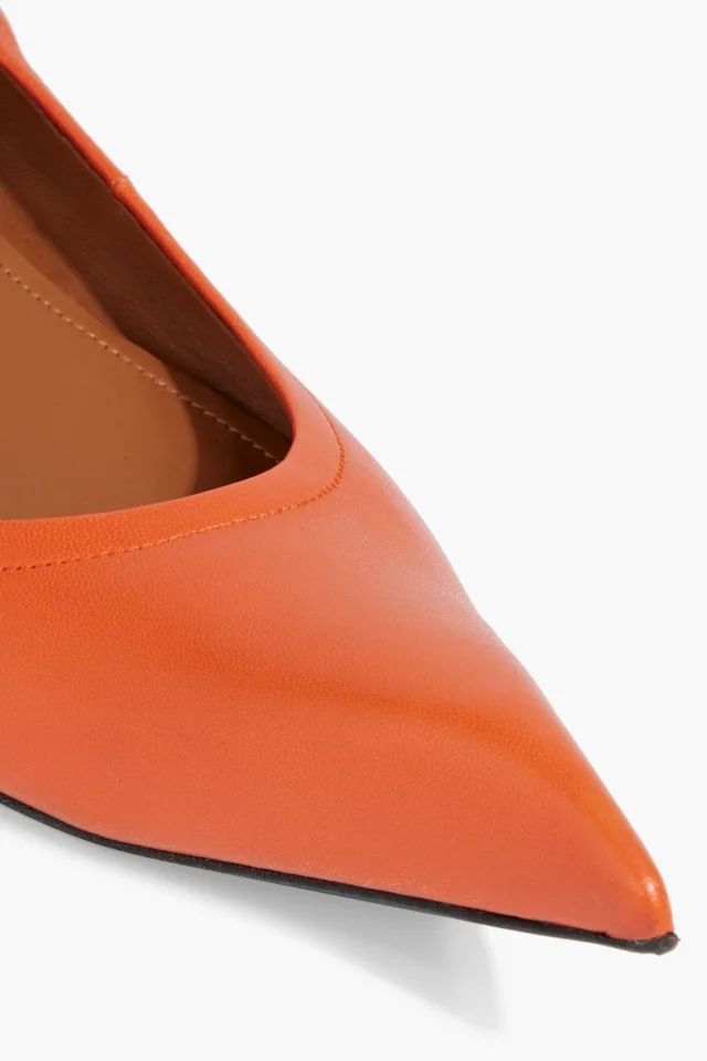 Marni Leather Point-Toe Flats, photo 4 of 4 from THE OUTNET