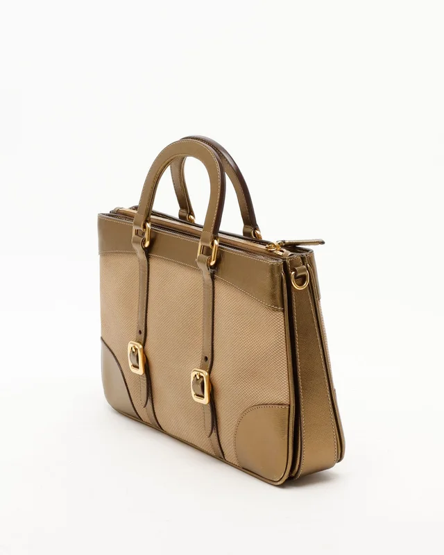 Prada Canvas Saffiano Bag in Saffiano leather from A Retro Tale, photo 3 of 9