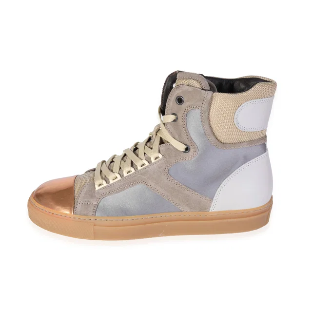 Lanvin High Top Taupe Satin (40 EUR) in Taupe Satin from myGemma