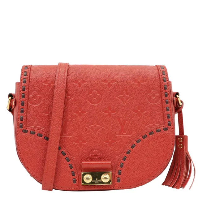 Louis Vuitton Junot Monogram Empreinte Leather Shoulder Bag Cherry in Leather from Dallas Designer Handbags
