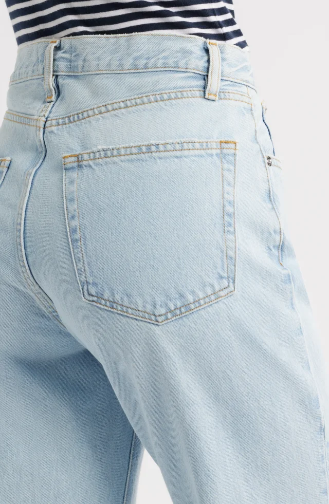 FRAME The Lax Frayed High Waist Flare Jeans, photo 4 of 6 from Nordstrom Rack