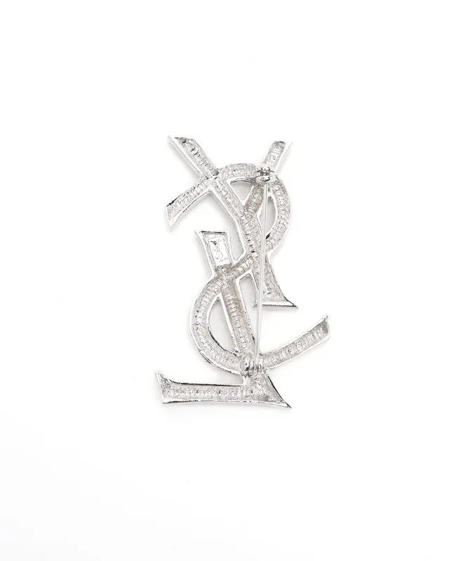 Saint Laurent Logo Brooch from A Retro Tale, photo 2 of 3