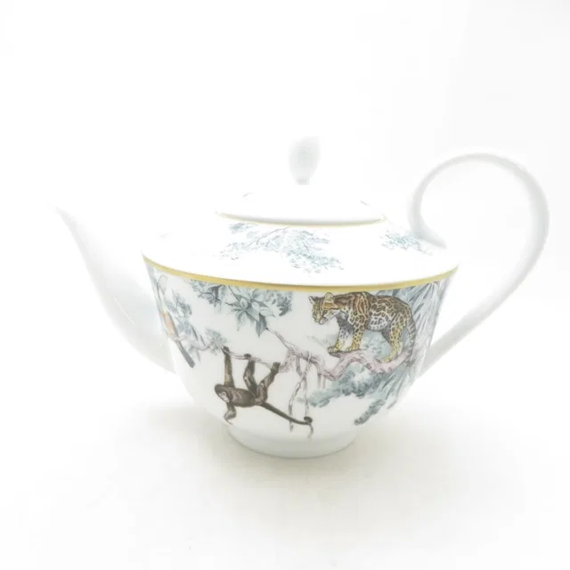 Hermès Roadside Sketch Tea Pot Animal in Red from The Reluxe