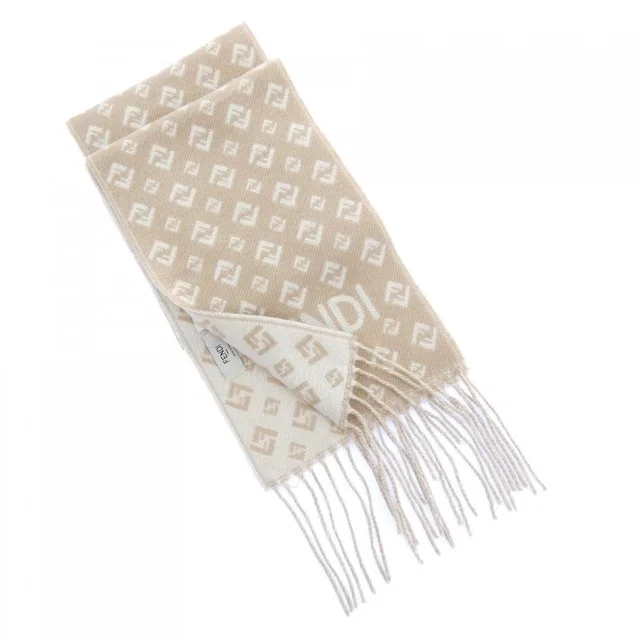 Fendi Scarf Beige in Beige Cashmere from The Reluxe