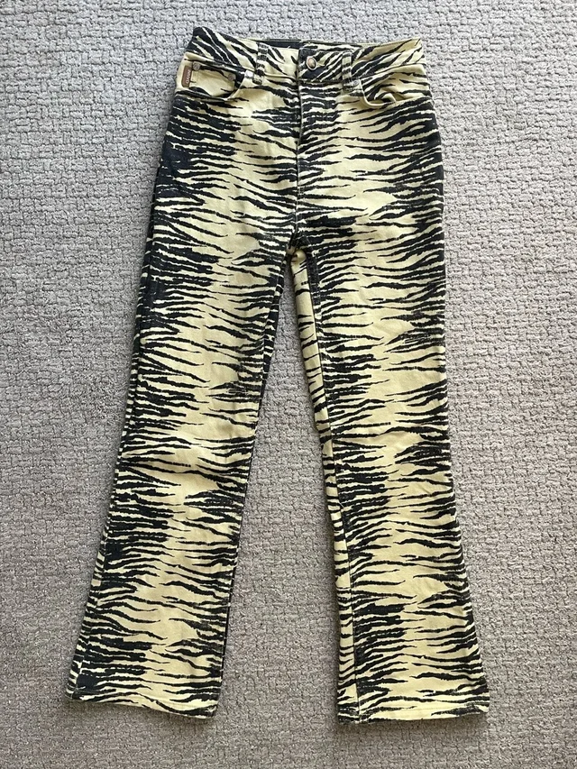 GANNI pants in yellow from Poshmark