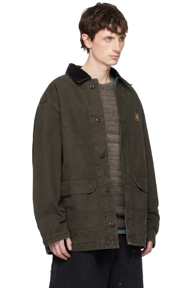 Carhartt Work In Progress Green Prescott Coat, photo 2 of 4 from SSENSE