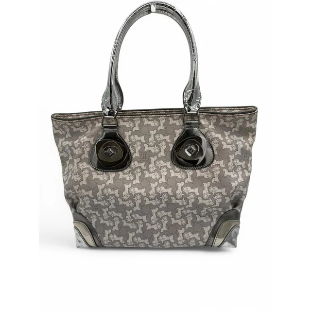 Celine Women's Bag - Grey in gray Coated canvas from Depop, photo 1 of 1