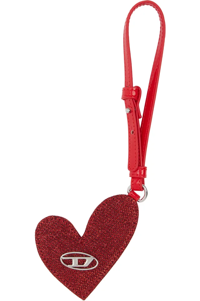 Diesel Red Play Mirror Bag Charm from SSENSE, photo 1 of 1