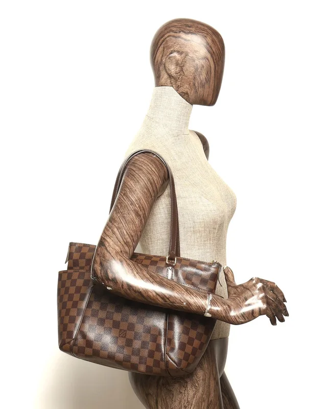 Louis Vuitton Damier Ebene Totally PM Tote Bag in Brown Canvas from A Retro Tale, photo 8 of 9