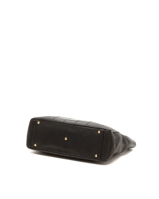 Chanel Chocolate Bar Tote Bag in Brown Leather from A Retro Tale, photo 6 of 11