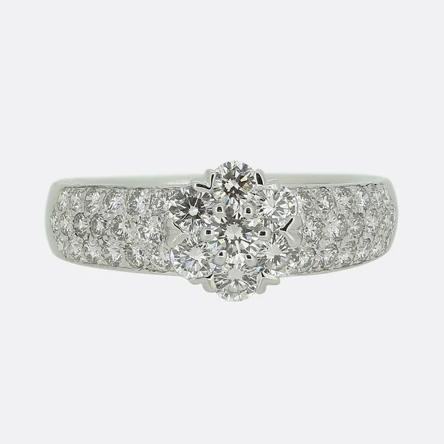 Van Cleef & Arpels Fleurette Diamond Ring from The Vintage Jeweller