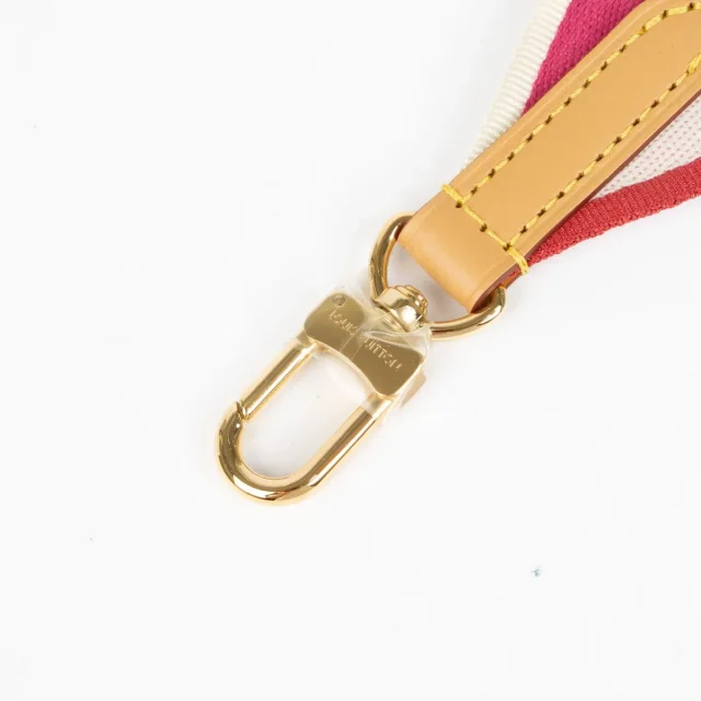 Louis Vuitton Fuchsia Logo Jacquard Diane Bandoulière Strap in Pink Woven leather from Labellov, photo 3 of 3