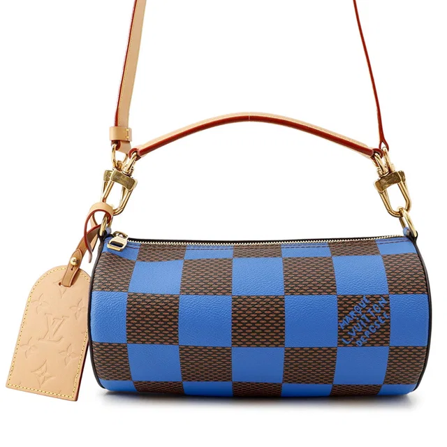 Louis Vuitton Soft/Polochon BlueN40565 Damier・Pop Size PM from GALLERY RARE