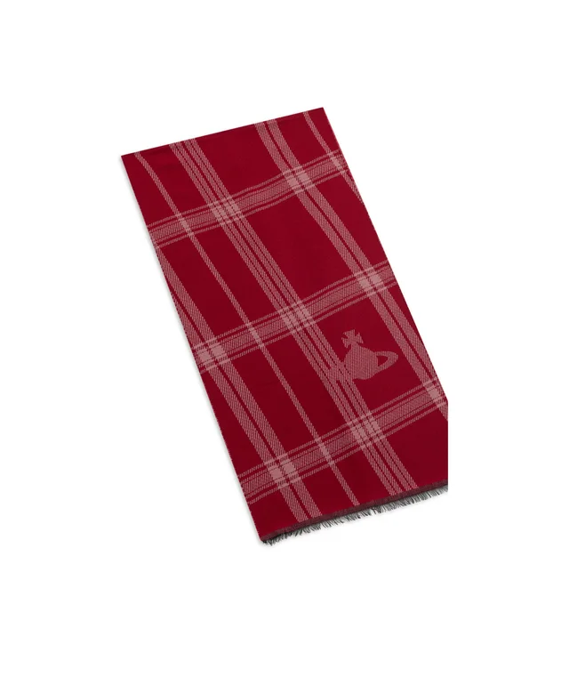 Vivienne Westwood Checked Logo Scarf, photo 2 of 2 from SENSER