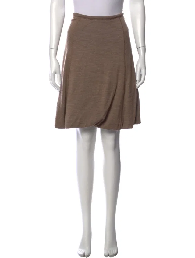 Comme des Garçons mini skirts in brown|red Wool from The RealReal