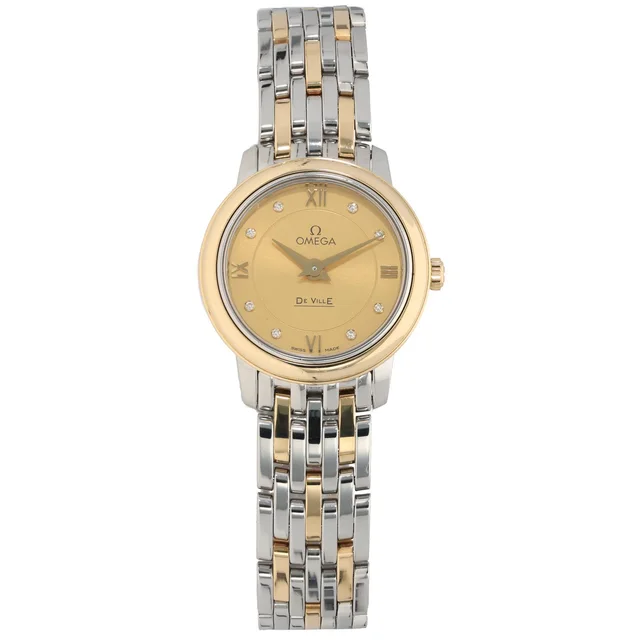 Omega De Ville 424.20.24.60.58.001 24.4mm Bi-Colour Watch from H&T