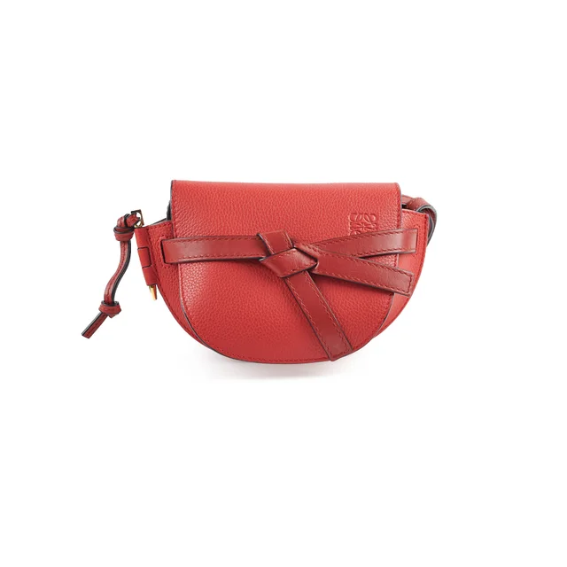 Loewe Mini Gate Crossbody Bag Red in Red Leather from The Purse Affair